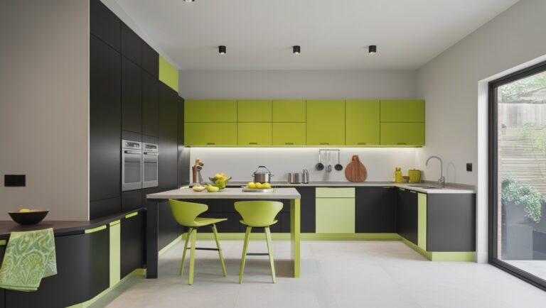 A Bold Kitchen Design in the Shape of a G