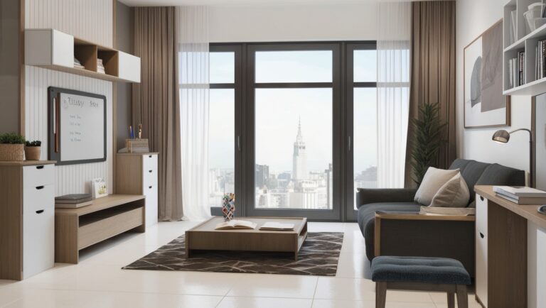 Modern Living Room Design for Compact Apartments