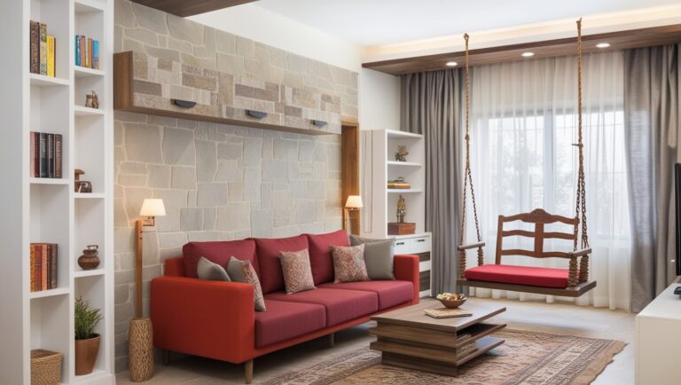 A Traditional Touch Into An Eclectic Living Space