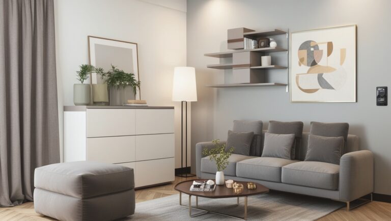 Living Room Design in a Minimalist Style