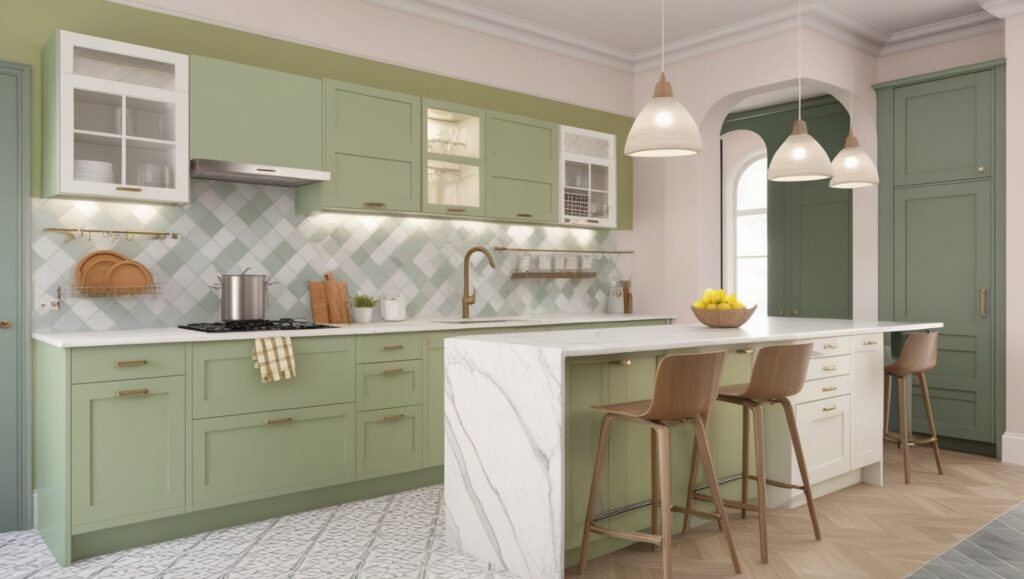 9(2)An Open Straight Kitchen In Fresh Colours 2 (2)