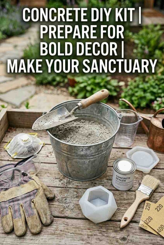 Concrete DIY Projects: Practical Ideas for Home, Garden, and Weekend Upgrades 3 Tools and materials for concrete DIY projects