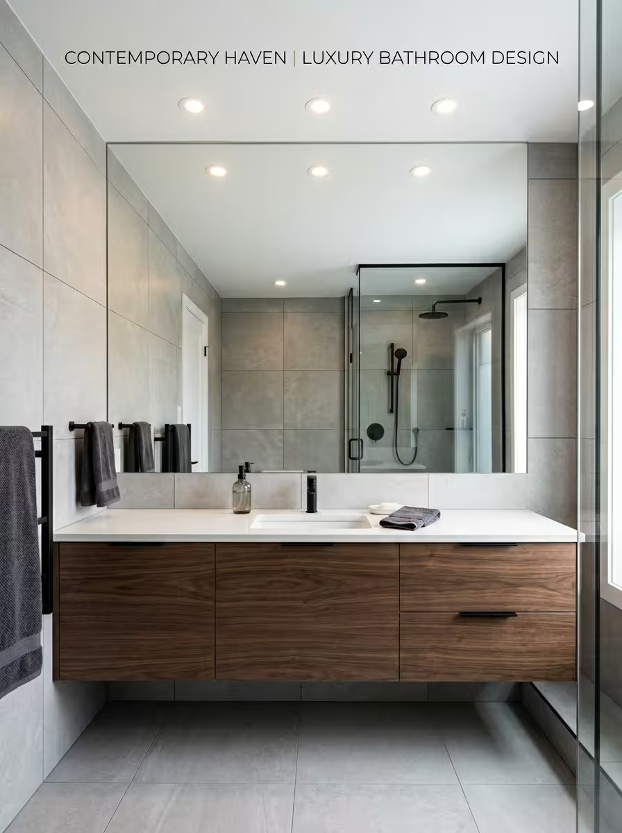 Bathroom Mirror Ideas for Every Design Style 2 frameless bathroom mirror floor to ceiling contemporary