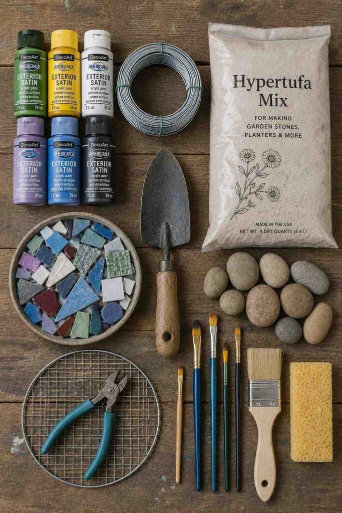 15+ ideas to Transform Your Outdoor Space with Stunning Garden Art DIY Projects 3 Essential tools and materials for garden art DIY project