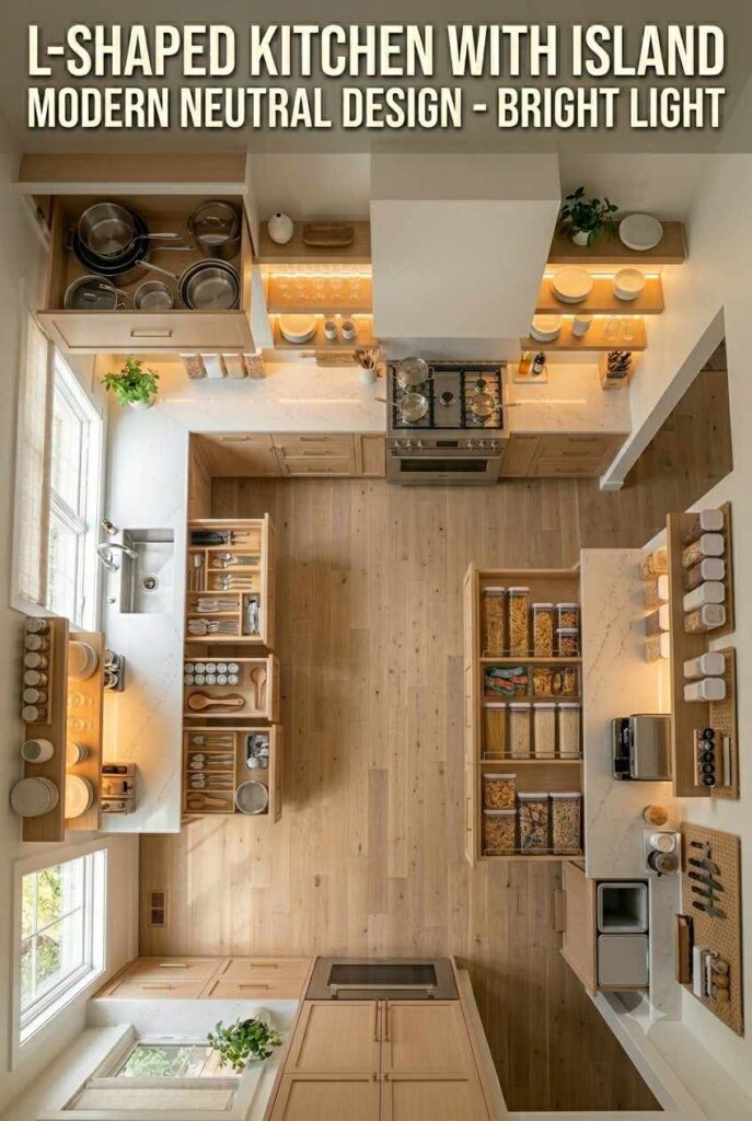 Kitchen Inspiration Design: A Practical Guide to a Beautiful, Functional Kitchen 4 Kitchen cabinet storage inspiration with deep drawers, pull-out pantry, and organized cookware
