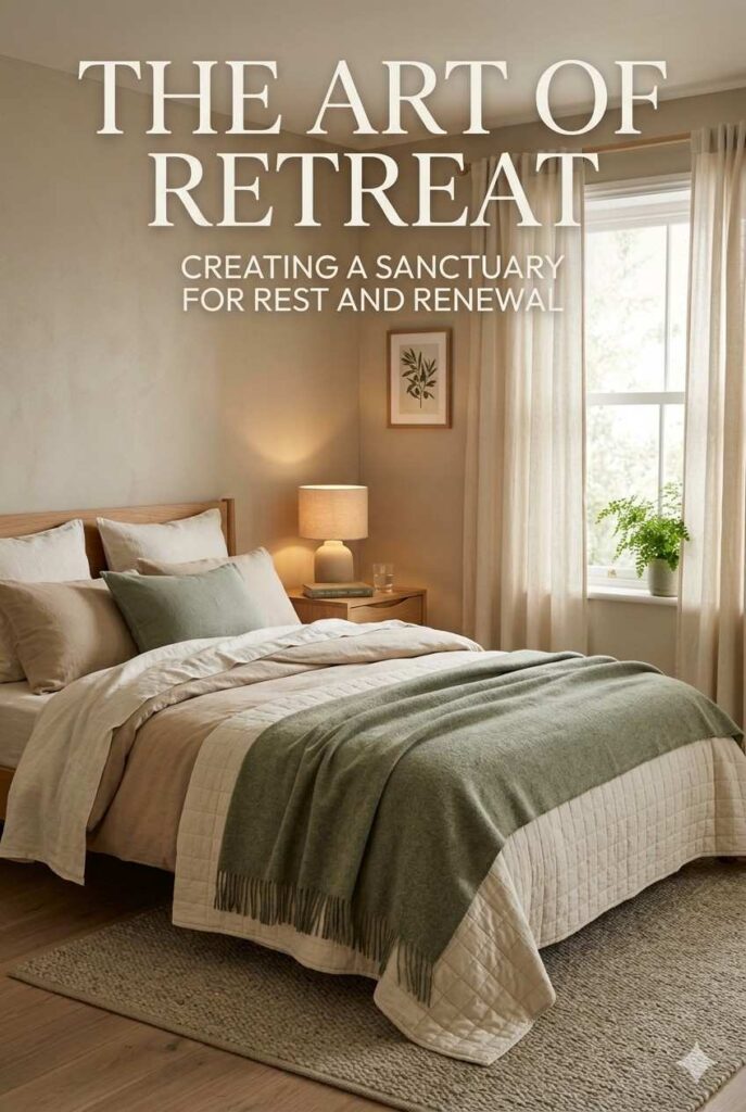Dream Home Ideas: 27 Beautiful, Practical Ways to Design a Home You’ll Love 4 Restful bedroom retreat with soft bedding, warm lighting, and natural textures