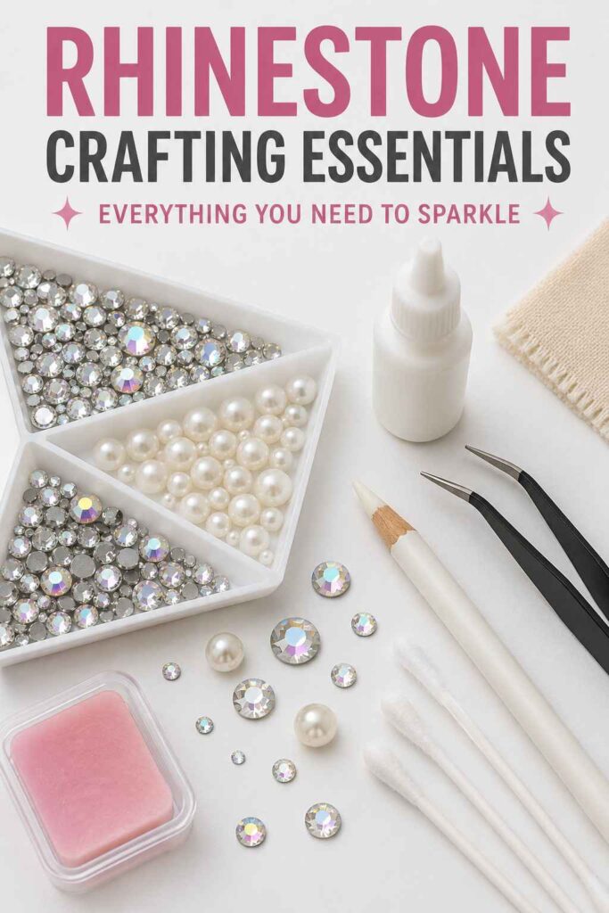 Bedazzle Design Ideas: Creative Rhinestone Projects for Clothing, Accessories, Shoes, and Home Decor 2 Rhinestone craft tools for decorating fabric and accessories