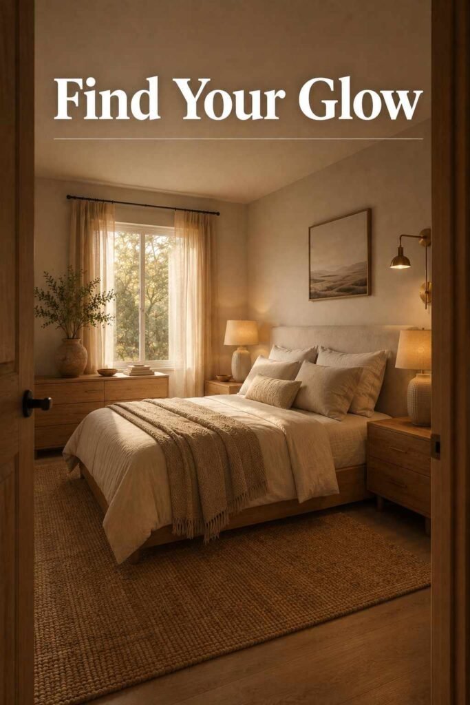 Elegant 25 Bedroom Lighting Ideas to Transform Your Space in 2026 5 Bedroom viewed through the doorway with warm layered lighting, a finished bedroom lighting idea.