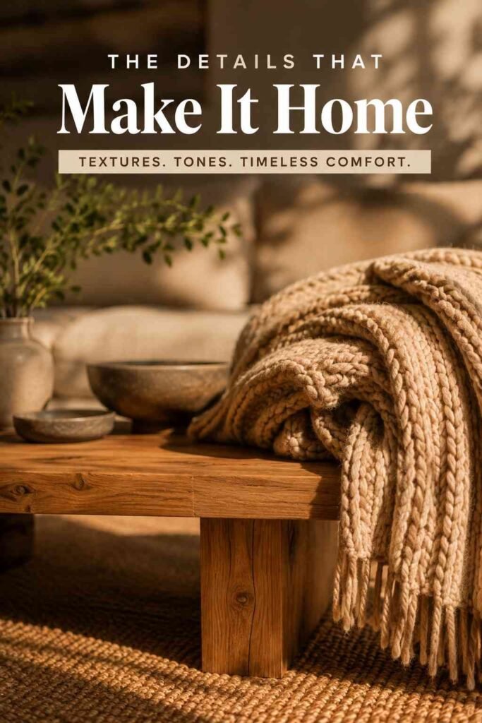 Inspiring 15 Cozy Living Room Ideas to Create a Warm, Inviting Space in 2026 3 Close-up of knit throw and oak coffee table grain, a texture-focused cozy living room idea.