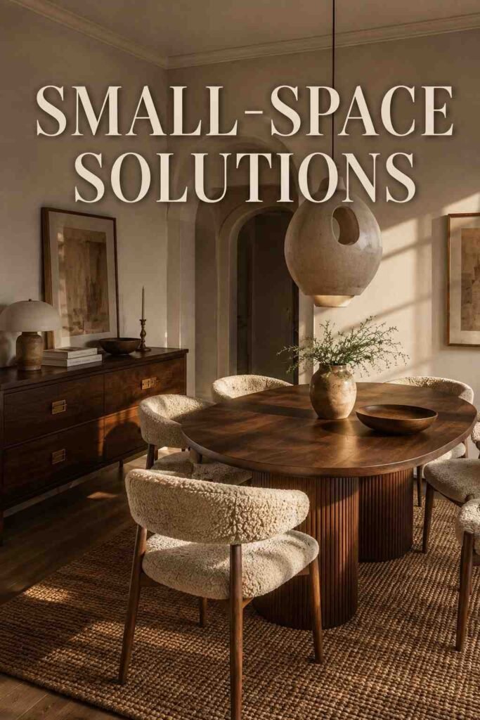 dining room ideas warm minimalist corner 1